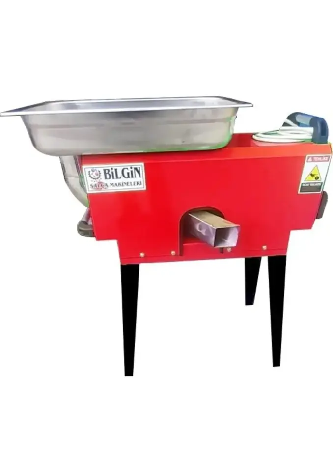 Bilgin BS1K 2,2 Kw 3000 Devir 400 Kg/s Salça Makinası Sıkma Makinası 220V Kıyma Çekmez